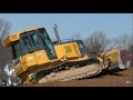 John Deere Dozer Working on Steep Hill