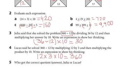 Unit 4 Module 1 Session 1 Number Review