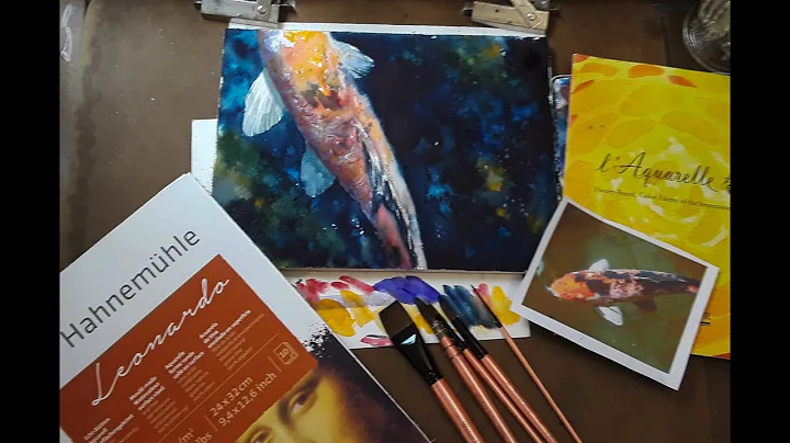 Koi -- Watercolor Painting Demonstration by Annie ...