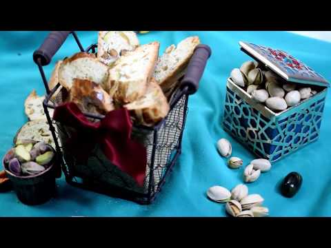 Fekas  Biscuits croquants au pistache Recette marocaine -Tasty Cuisine -  Franais