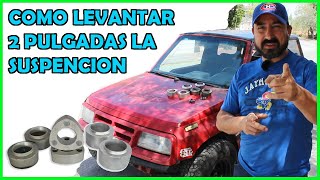 Restauración de la hormiga EP12   Como levantar 2 pulgadas tu suspensión