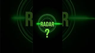 RADAR|| RADAR stands for||How radar system works|| #short #shorts #trending