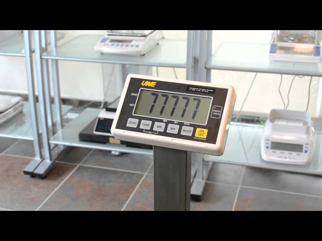 Intelligent Weighing UWE UFM-F Series Trade Legal Heavy Duty Platform Scale