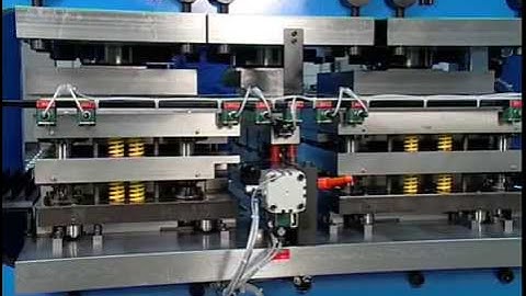 #28 Punching, Bending Line Video of Inner Post Frames - WEMOMACHINES