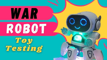 War Robot | Robot Toy | Light Robot toy test and review