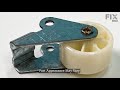 Replacing your Whirlpool Refrigerator Refrigerator Front Roller