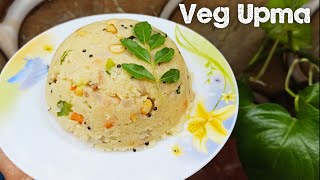 How to Make Veg Upma | Easy & Healthy Breakfast Recipe | Soft & Fluffy Upma for Weight Loss #shorts screenshot 5