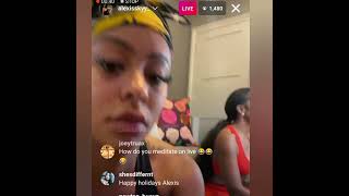 Alexis Skyy Instagram Live January 11, 2022