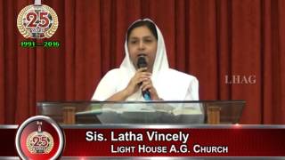River of Life that Blesses (Tamil Sermon) Sis. Latha Vincely (Ezekiel 47:3-5,9)