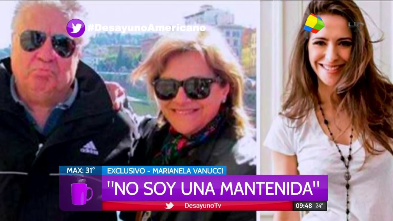 Marianela Vannucci dio la cara: No soy una mantenida