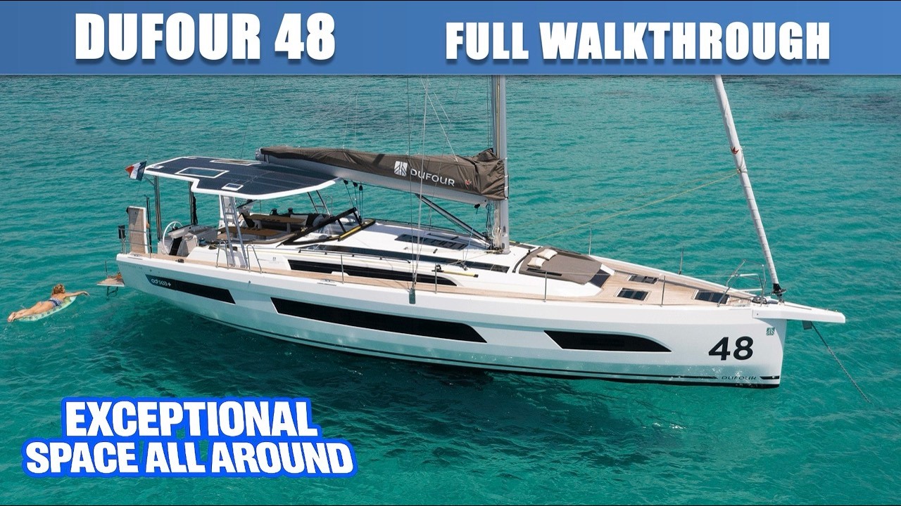⁣Is It Really 48 Ft?? Dufour 48 | Full Walkthrough | The Marine Channel