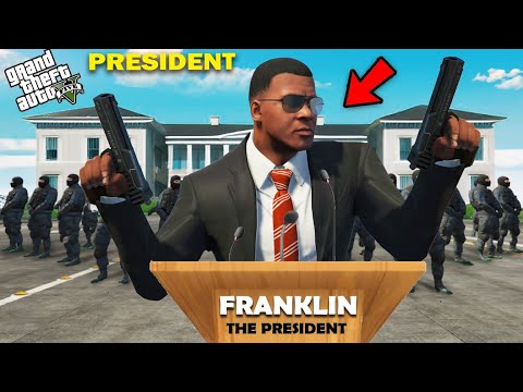 GTA 5 : The President Franklin Get Into Trouble in GTA 5 !