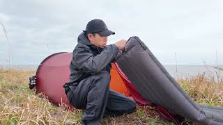 TFS Yoto Pro Camping on Qingdao Island Heavy Wind and Rain