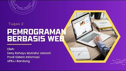 Tugas 2 Pemrograman Berbasis Web