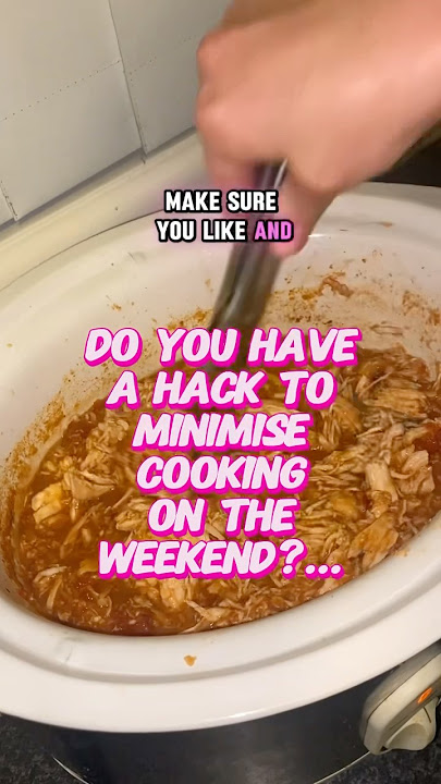 Easiest way to NOT cook on the weekend BUT still have HOMECOOKED meals!