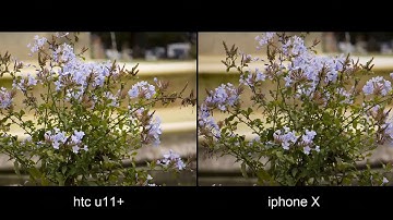 HTC U11 Plus Vs Apple iPhone X Camera Comparison