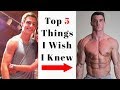 5 Things I Wish I Knew Before Working Out