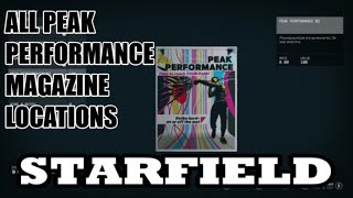 Starfield - All Peak Performance Magazine Locations