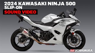 Ninja 500 Exhaust sound - Stock vs. Yoshimura AT2 Slip-on