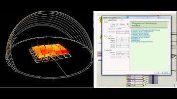 Grasshopper Optimization - designing by simulation