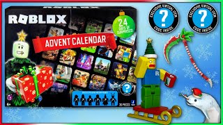 Roblox Advent Calendar | Unboxing & Review FULL SET & Codes
