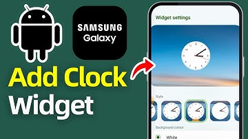 How to Add a Clock Widget on Samsung (2025) | Best Way to Add a Clock Widget