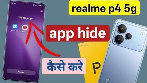 Realme p4 me app hide kaise kare | realme p4 app hide setting | how to hide app realme p4