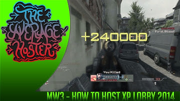 MW3 - How To Host XP Lobby 2014 - No Jailbreak!