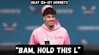 Lamelo Ball Trolls Bam Adebayo After Hitting Game Winner - Post Game Interview - Heat Vs Hornets