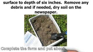Vegetable Garden Soil Sampling