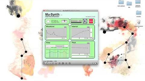 [Max6(Max/MSP)] Mu-Synth by Motoki Ohkubo [demo movie]