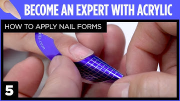 How To Apply Nail Forms For Beginners | Become An Expert with Acrylic | OWC
