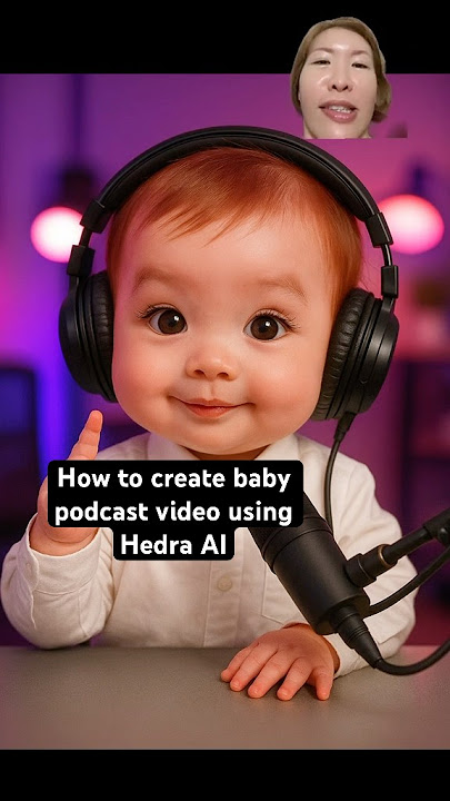 How to create AI  baby podcast video using Hedra AI #aiforbeginners
