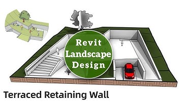 🌿 Landscape Workflow: The Terraced Retaining Wall in REVIT !!