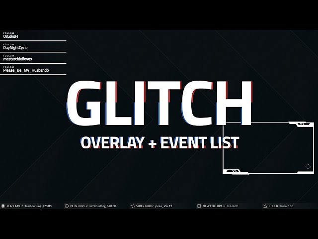 Glitch Twitch – Just Chatting - Design Cuts