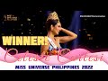 Miss Universe Philippines 2022 Winner Anouncement | Crowning Moment Celeste Cortesi | MUPH 2022