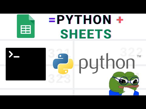 Video: ¿Puede Python leer Google Sheets?