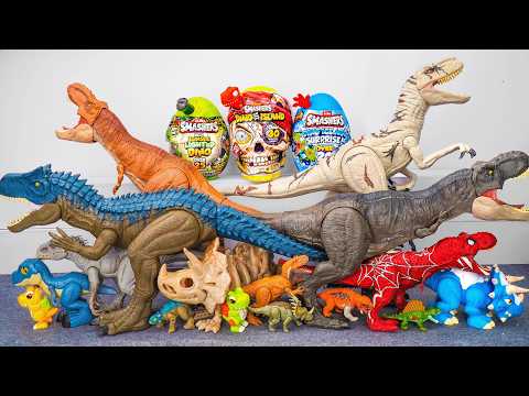 Jurassic World Unboxing and Review ASMR | Giant Dinosaur Toys T Rex Spinosaurus Jurassic Collection