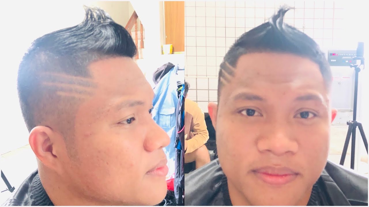 Perfectly separated haircut style - YouTube