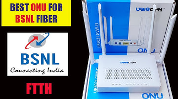 UBIQCOM GPON/EPON DUAL BAND ONU - Review | UBIQCOM BSNL FTTH