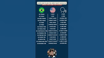 Learn How to Use the Verb have in English