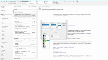 Outlook 2016 - Make Unread Emails More Noticeable