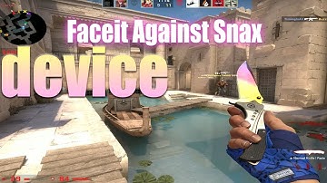 device FACEIT ON NEW MAP ANUBIS🔥(POV)