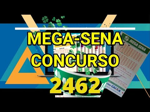 💲MEGA-SENA - CONCURSO 2462 DICA: 6 PALPITES💲