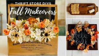 🤩Trash to Treasure DIY Fall Thrift Store Makeovers🤩