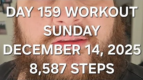 i weigh 512 lbs & i have exercised every day in a row for 159 Days. december 14, 2025