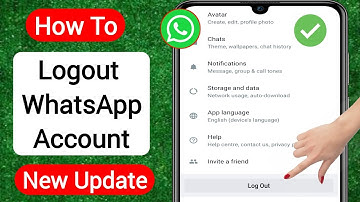 How To Logout WhatsApp Account [ Android & iOS ] | How To Logout Whatsapp Account