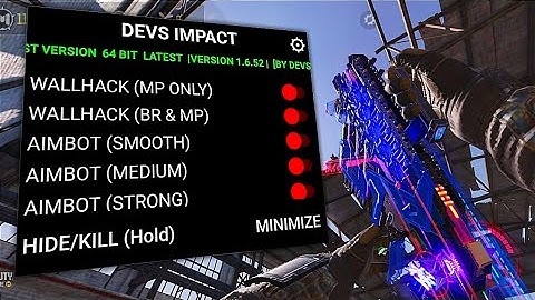 CODM GARENA MOD MENU + SKINS  | DEVSIMPACT V11 & 12