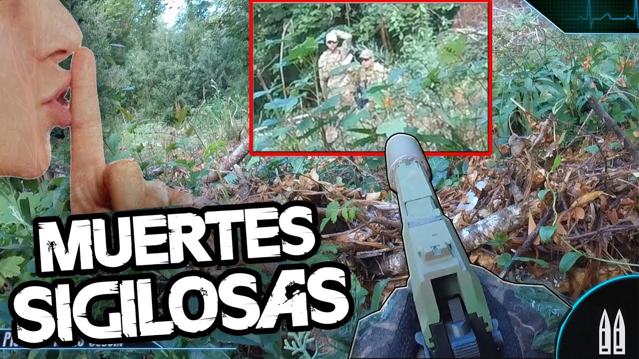 Emboscada‼ ▬ Sigilo de la MK23 ▬ Airsoft Gameplay Scopecam