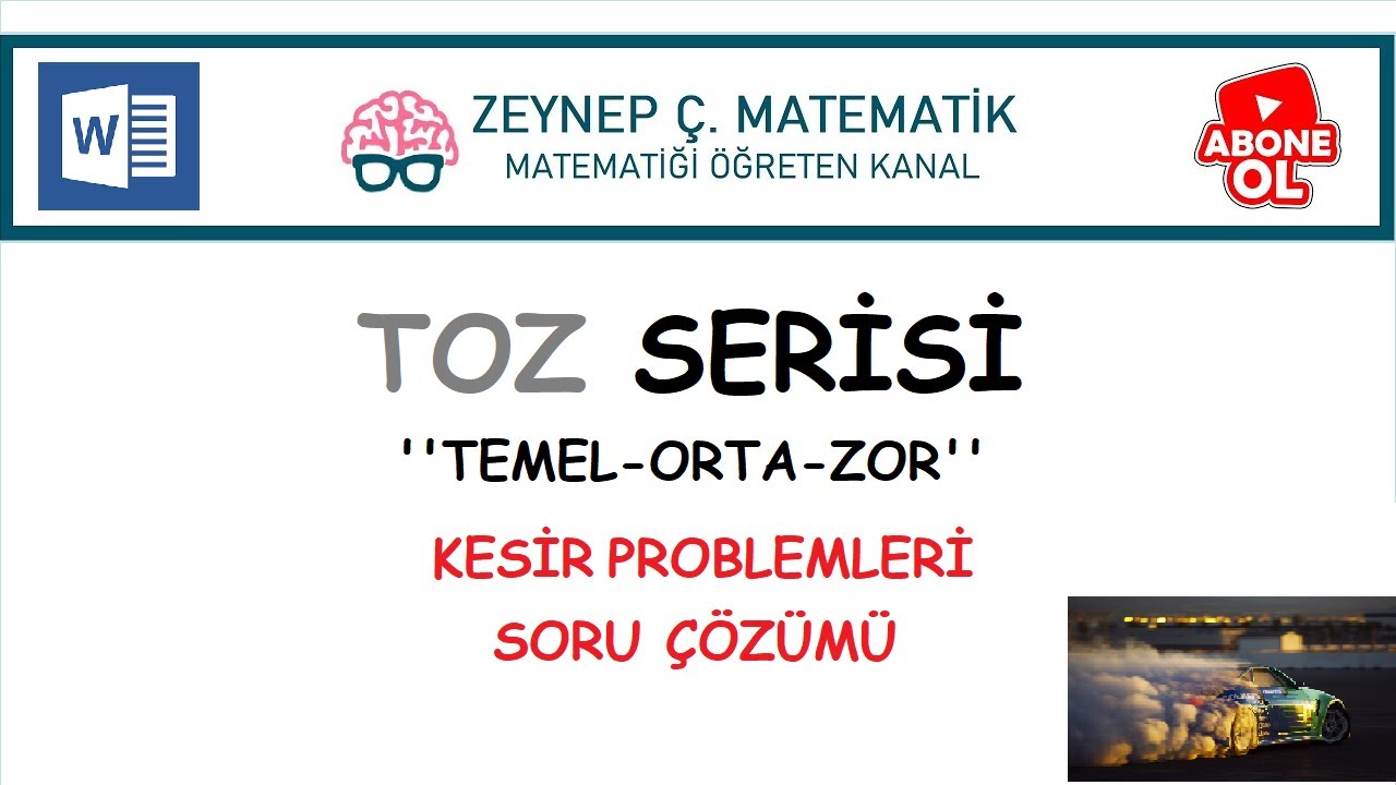 KESİR PROBLEMLERİ SORU ÇÖZÜMÜ